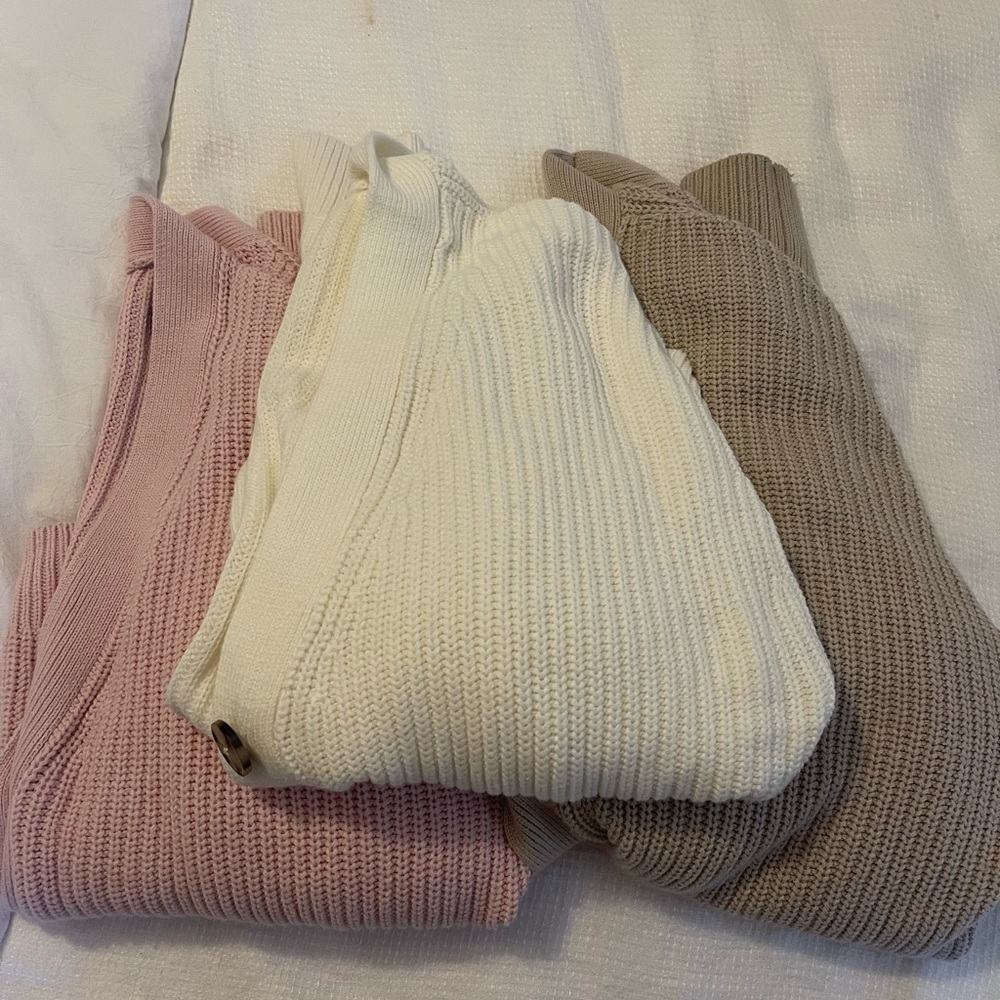Three H&M Sweaters